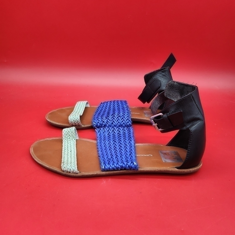 Dolce Vita Woven Ankle Strap Sandals Women's 8 Shoes